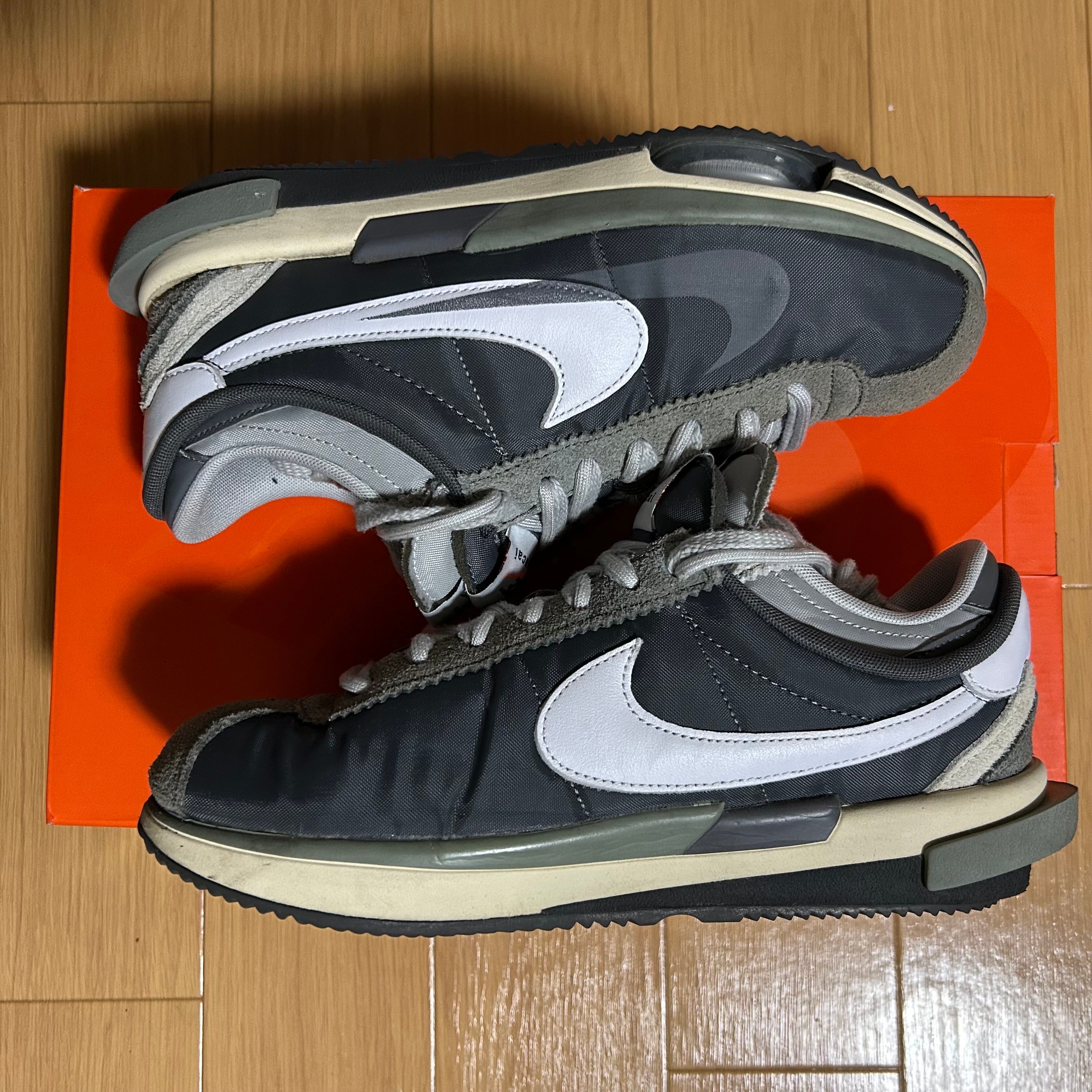 sacai × Nike Zoom Cortez "Iron Grey"