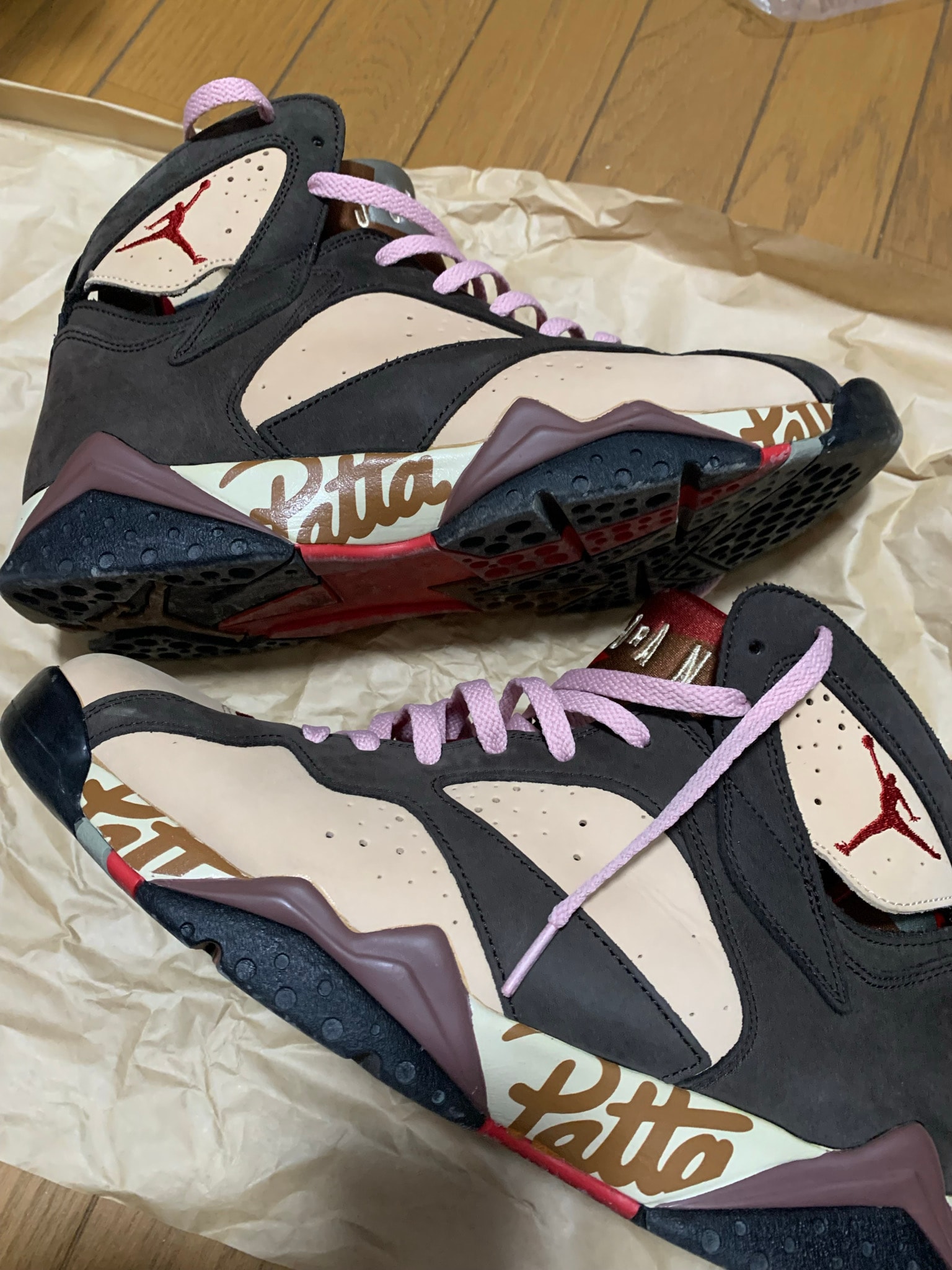 Patta × Nike Air Jordan 7 OG "Brown"