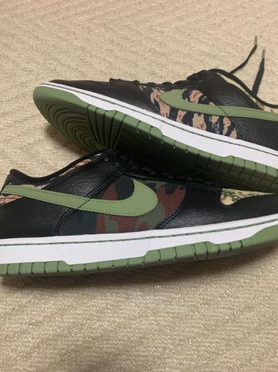 NIKE DUNK LOW SE "BLACK MULTI CAMO"