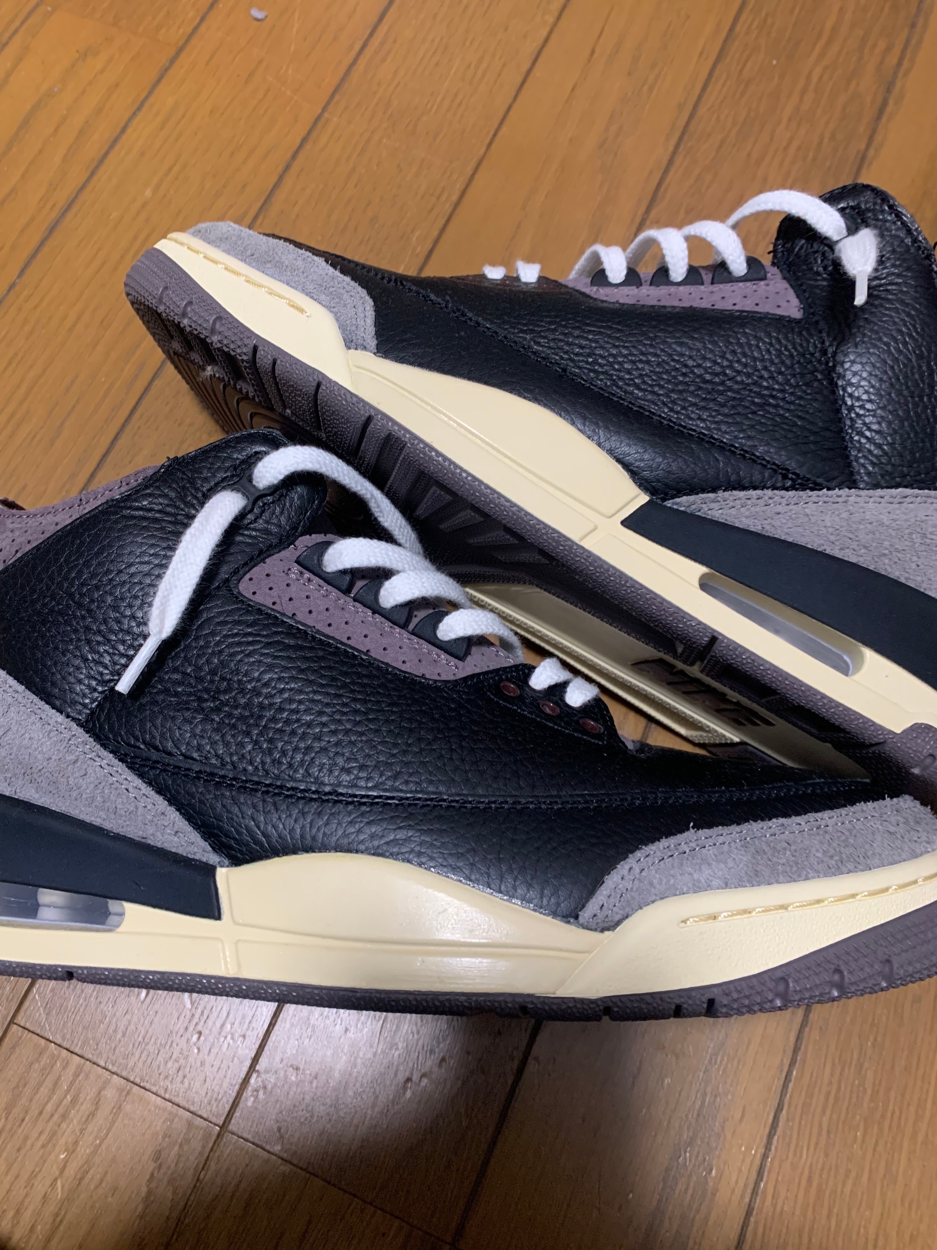 A Ma Maniere × Nike Women's Air Jordan 3 Retro OG SP "Black and Flat Pewter/WYWS"