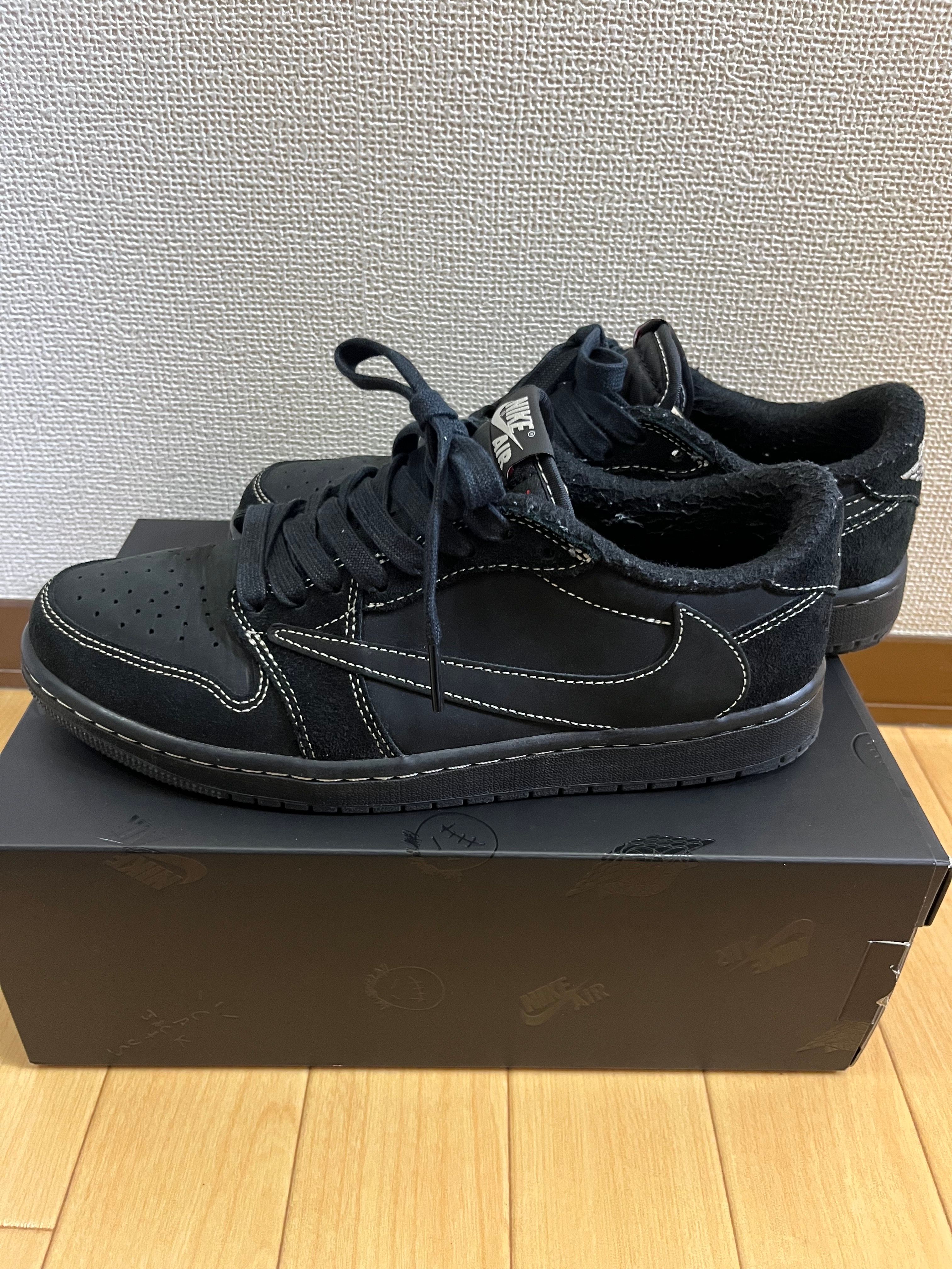 Travis Scott × Nike Air Jordan 1 Low OG SP "Black Phantom"