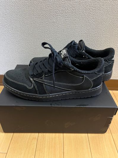 Travis Scott × Nike Air Jordan 1 Low OG SP "Black Phantom"