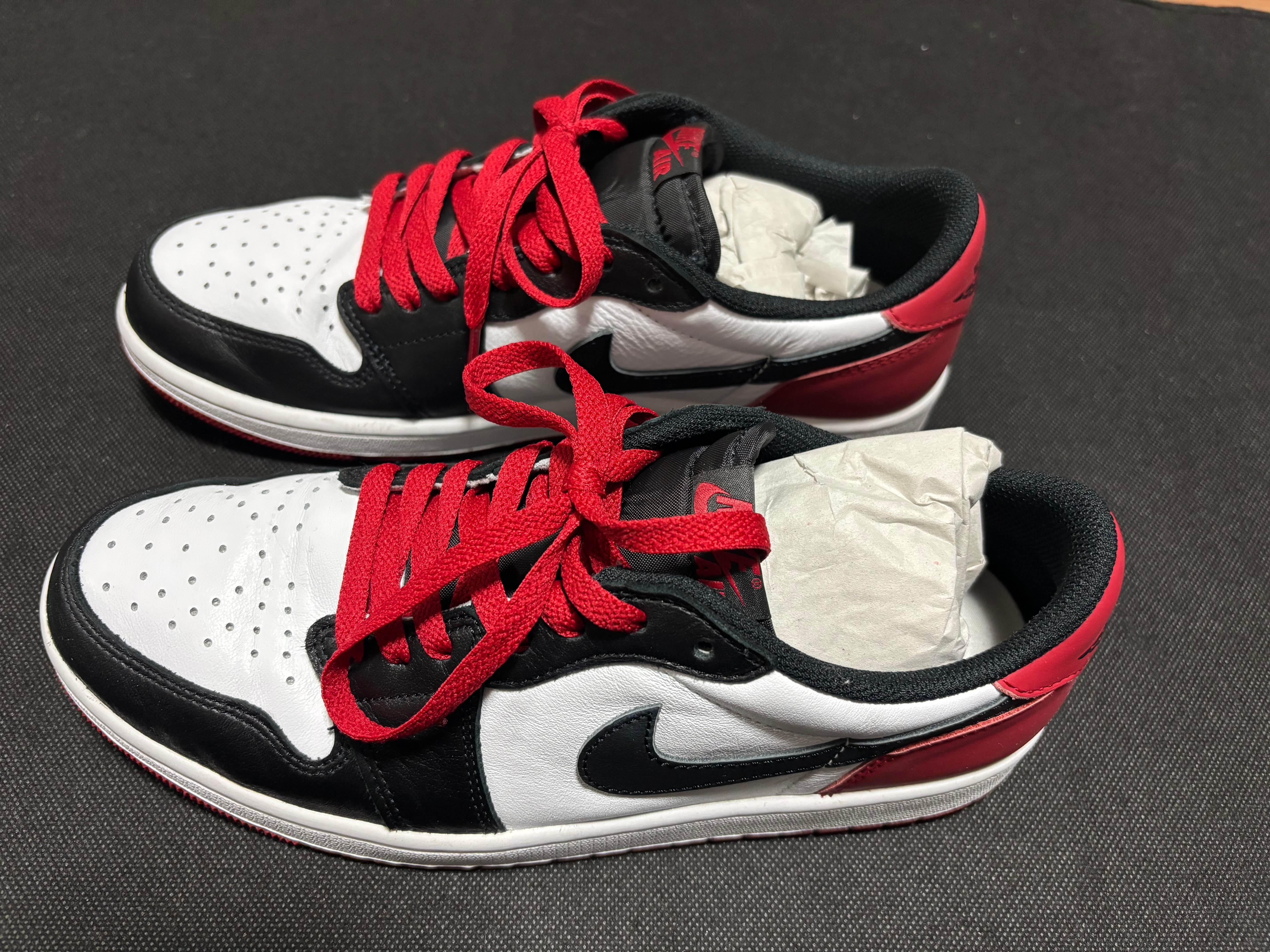 Nike Air Jordan 1 Retro Low OG "Black Toe"