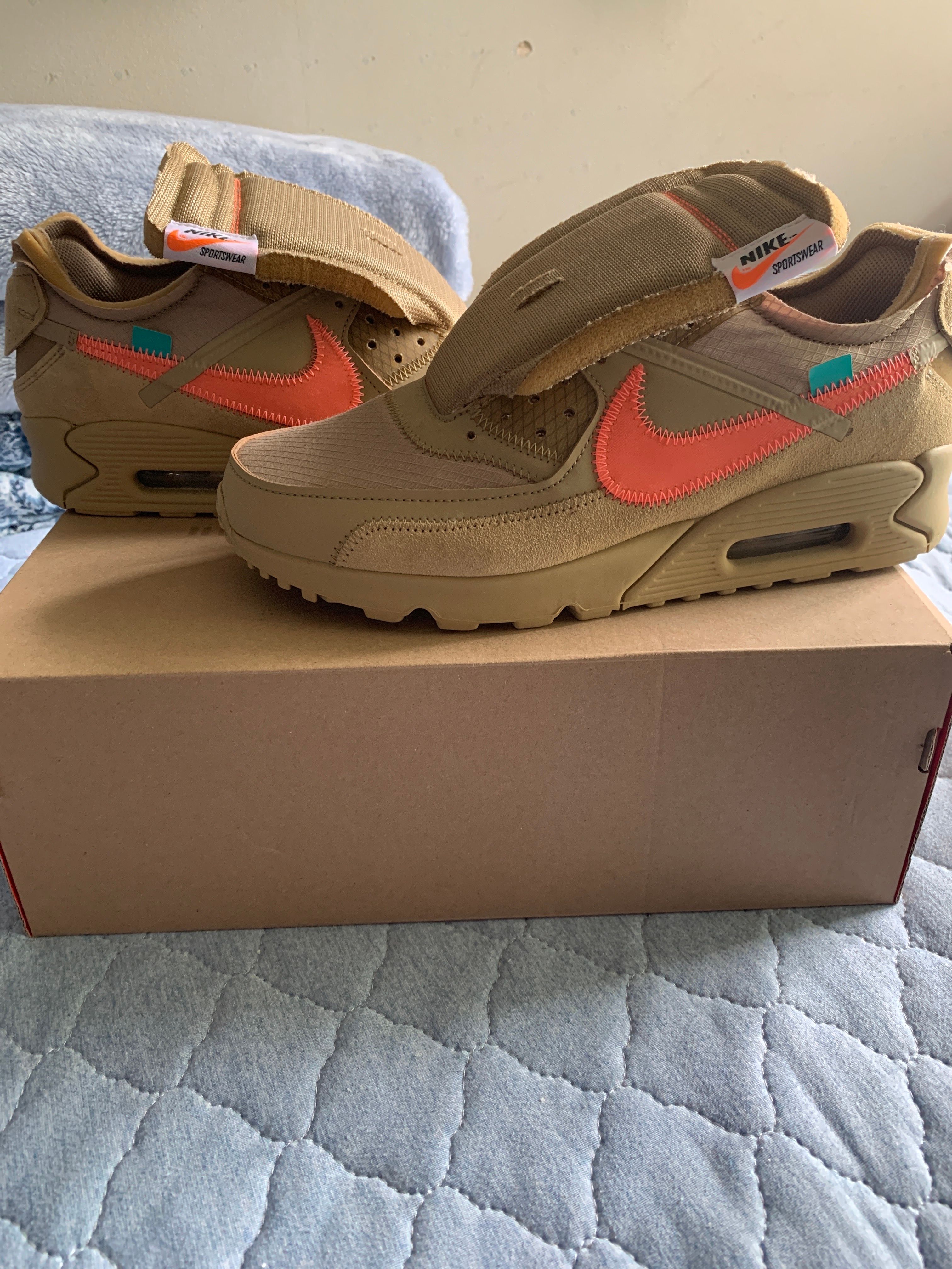 Off-White × Nike Air Max 90 "Desert Ore"
