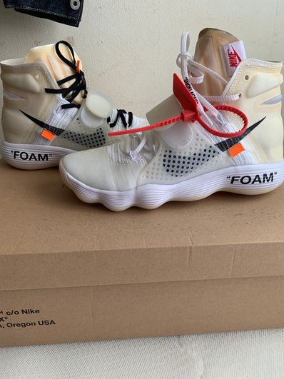 Off-White × Nike React Hyperdunk 2017 Flyknit "The 10/White"
