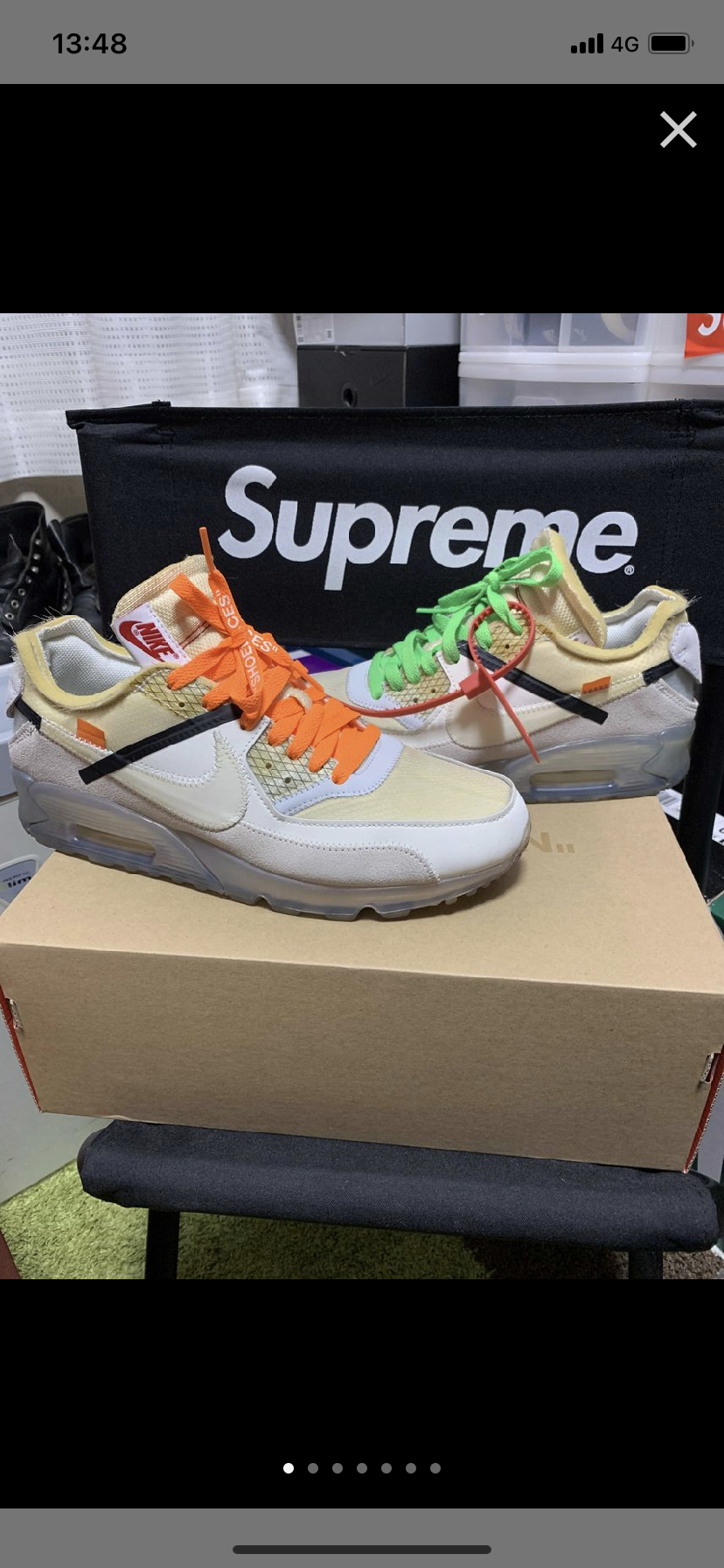 Off-White × Nike Air Max 90 "The 10/Sail"