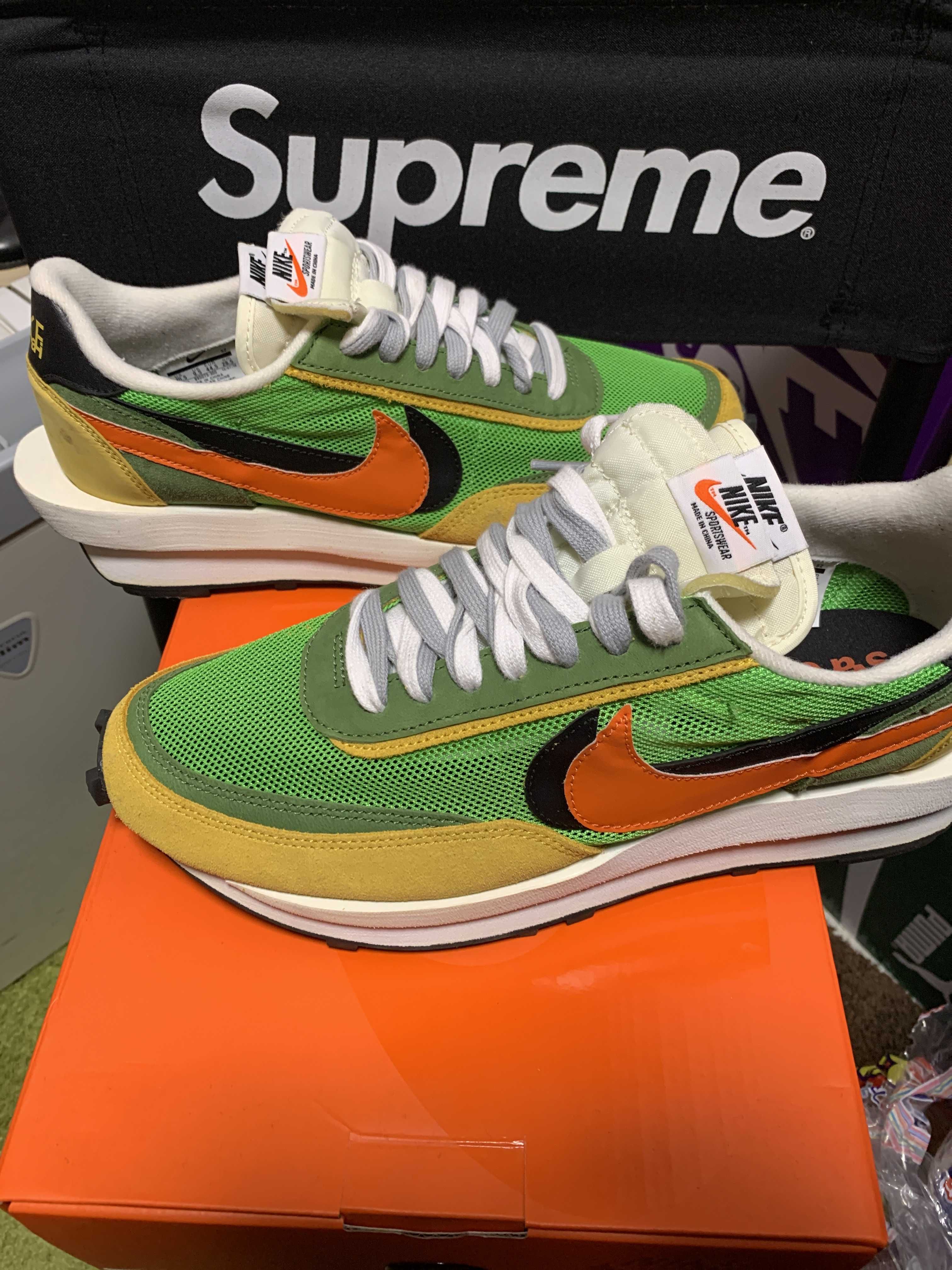 sacai × Nike LDV Waffle "Green"