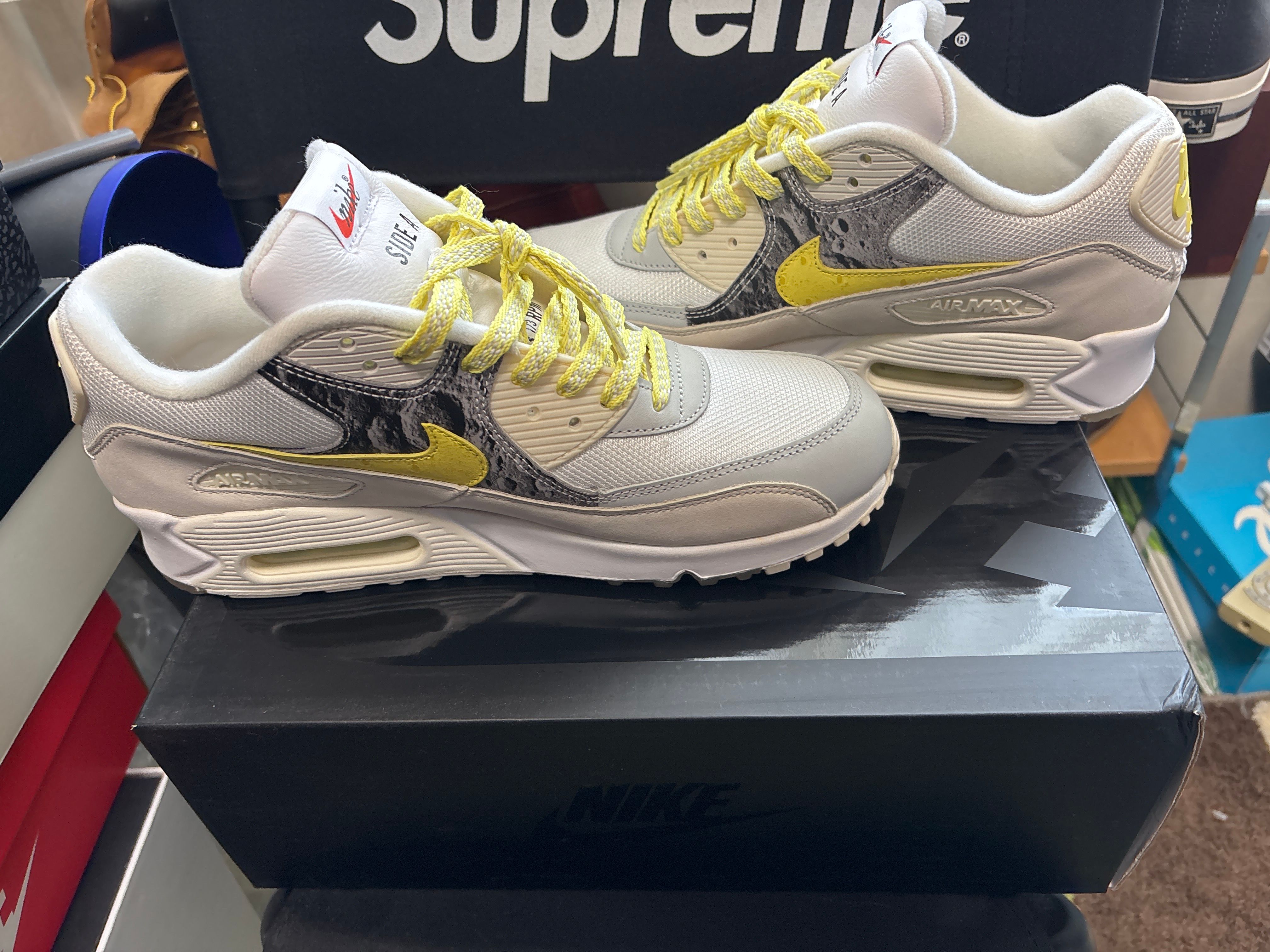 Nike Air Max 90 Side-A "White/Yellow"