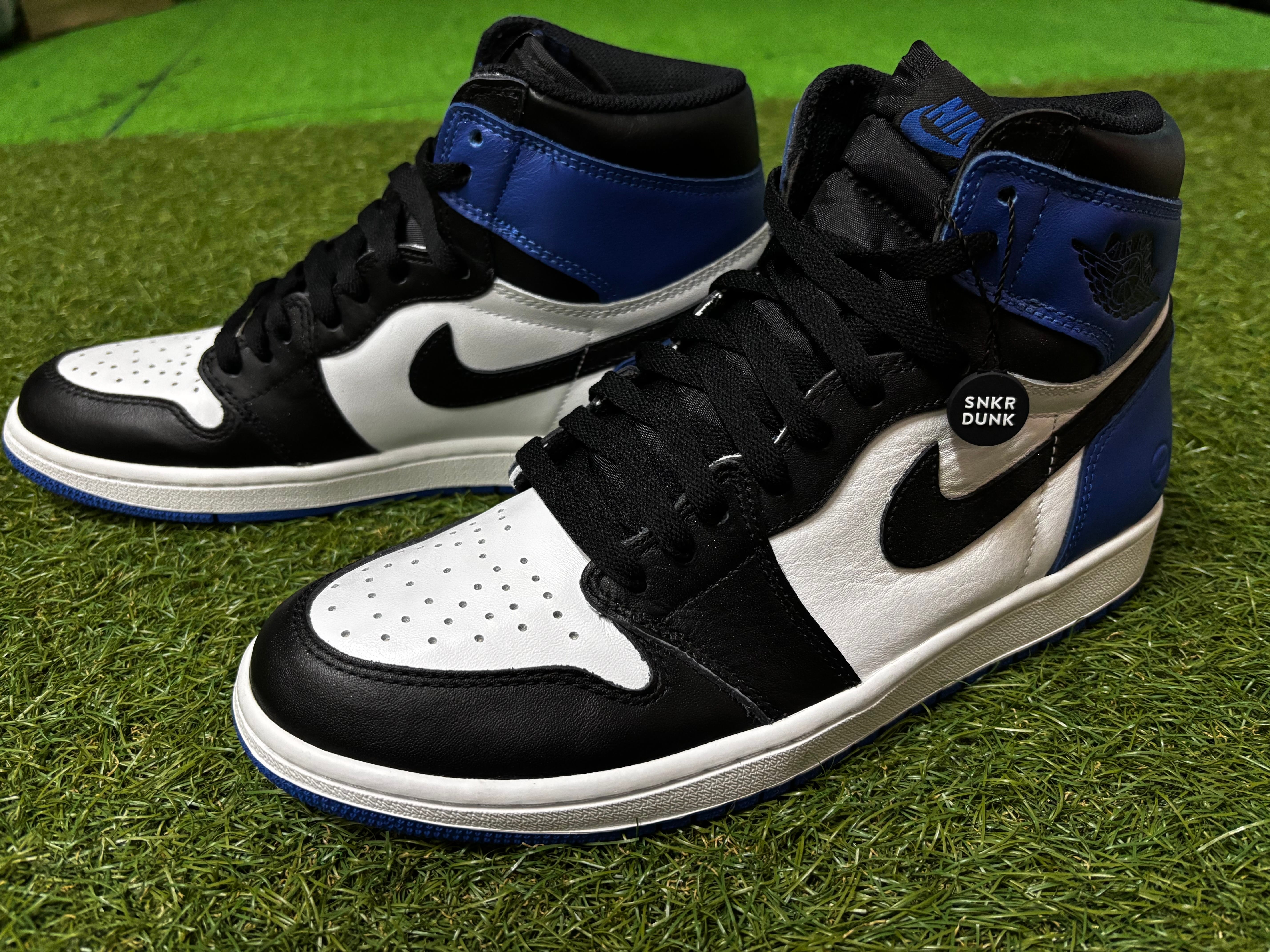 fragment design × Nike Air Jordan 1 Retro High OG "Black/Sport Royal/White"