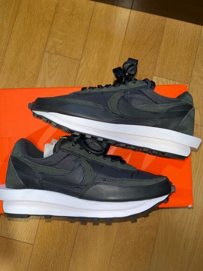 sacai × Nike LDV Waffle "Triple Black"