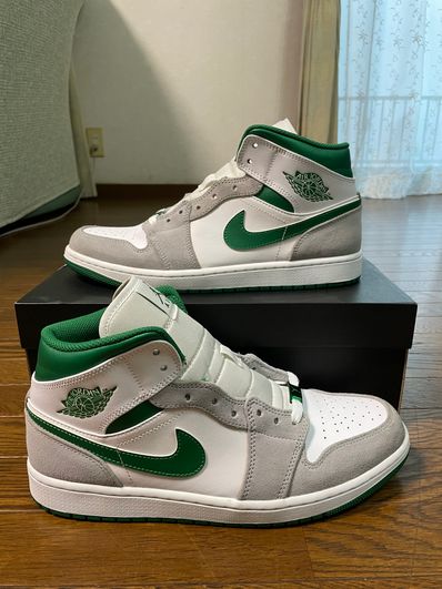 Nike Air Jordan 1 Mid "Green Grey White"