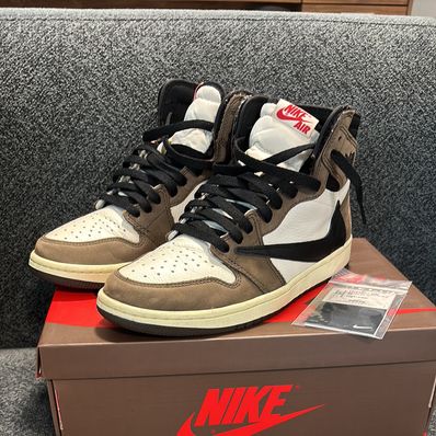Travis Scott × Nike Air Jordan 1 Retro High OG TS SP "Sail/Dark Mocha"