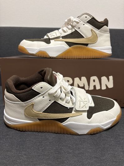 Travis Scott × Nike Jordan Jumpman Jack TR "Sail and Dark Mocha"