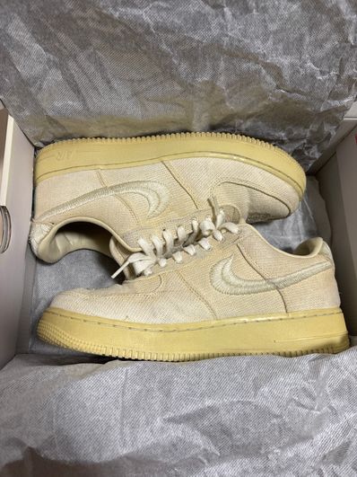 Stussy × Nike Air Force 1 Low "Fossil Stone"