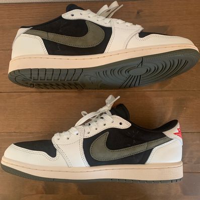 Travis Scott × Nike Women's Air Jordan 1 Low OG "Medium Olive"