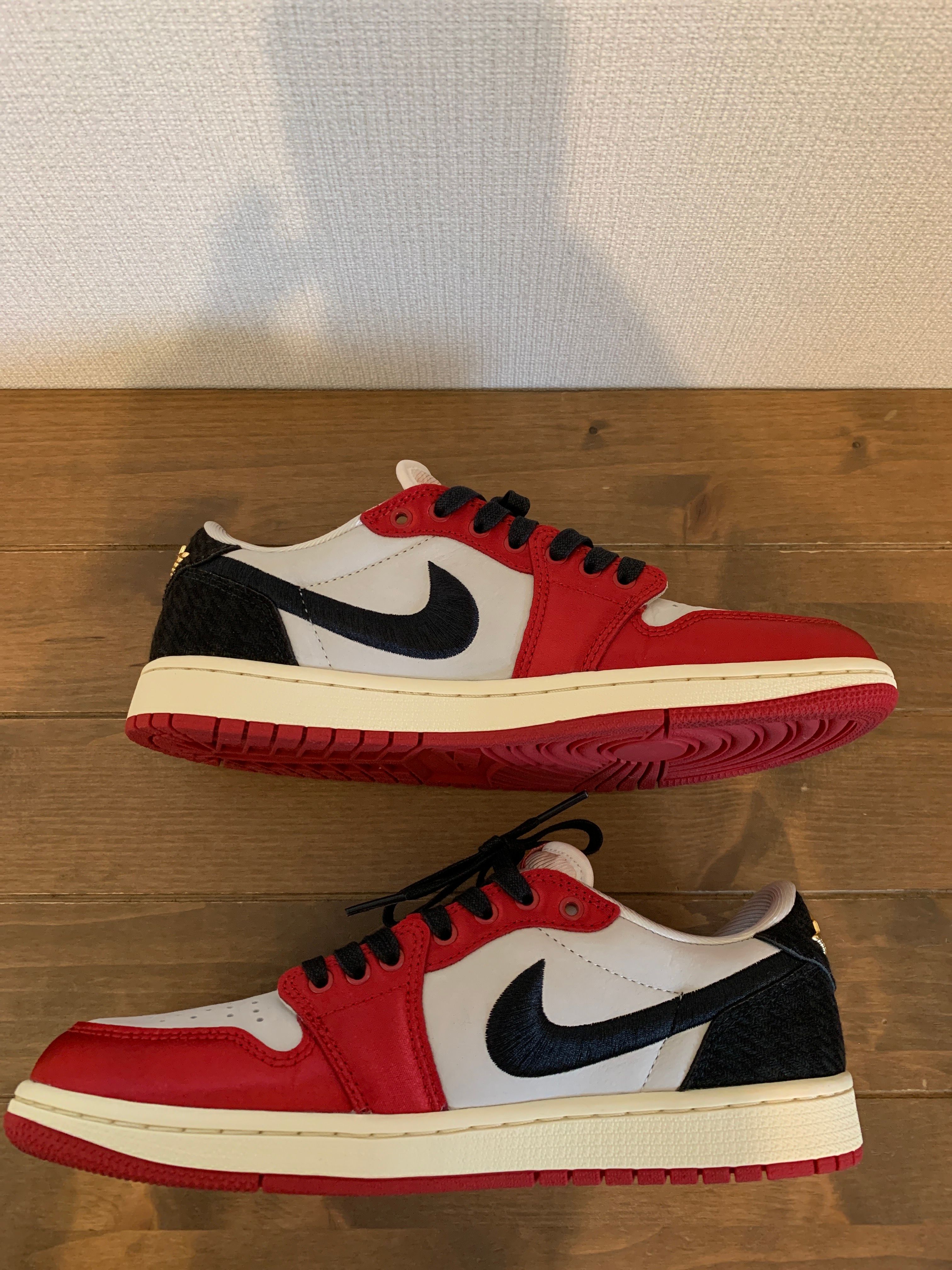 Trophy Room × Nike Air Jordan 1 Low OG "Sail and Varsity Red"