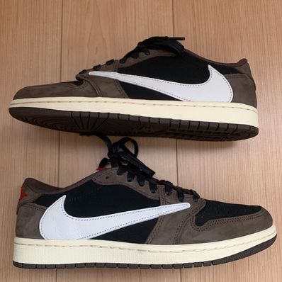 Travis Scott × Nike Air Jordan 1 Low OG SP-T "Black/Dark Mocha"