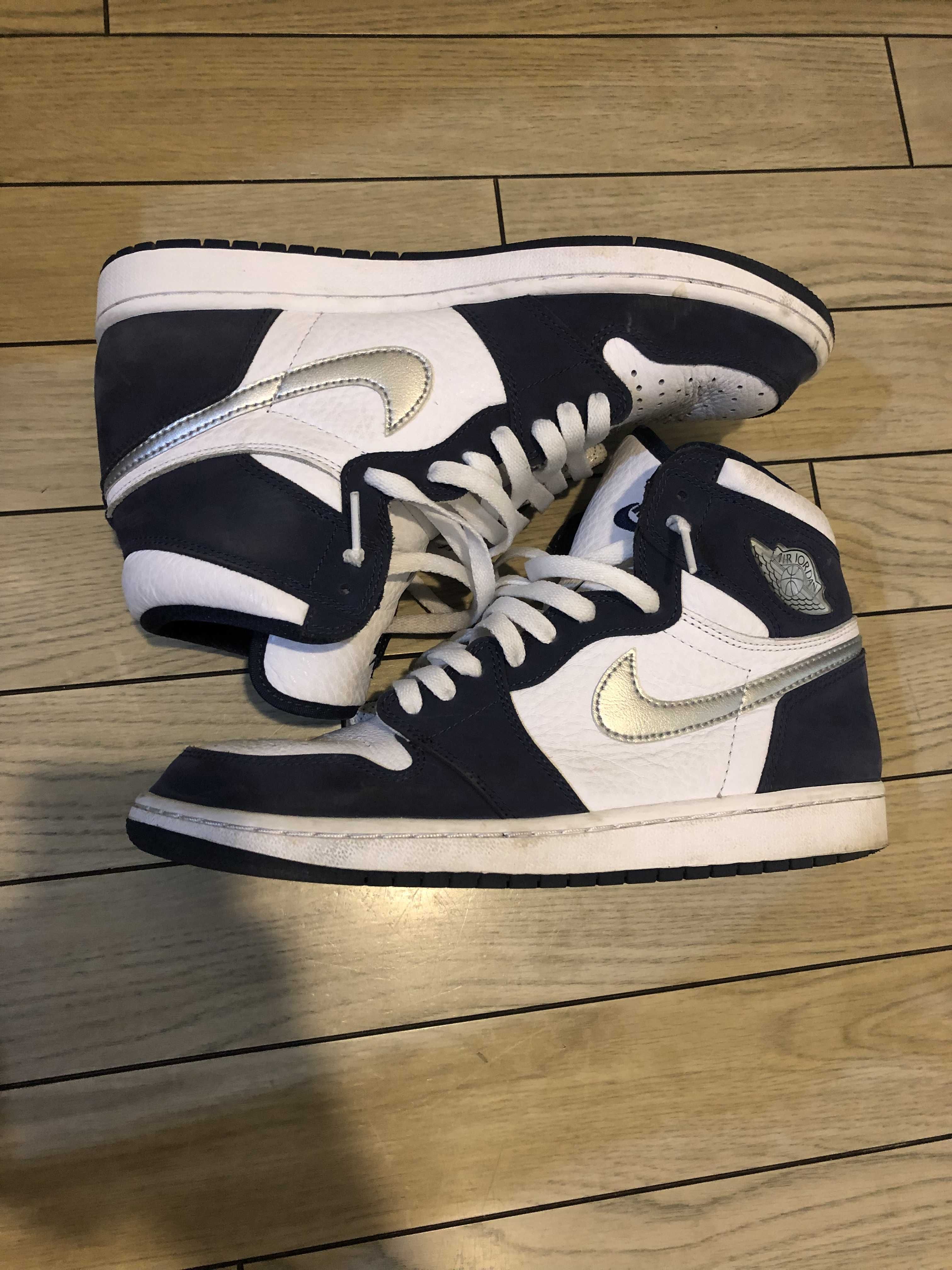 Nike Air Jordan 1 High OG CO.JP "White/Midnight Navy" (2020)(ブリーフケースなし)