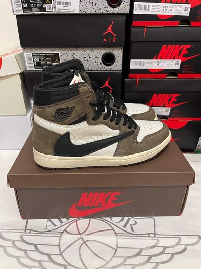 Travis Scott × Nike Air Jordan 1 Retro High OG TS SP "Sail/Dark Mocha"
