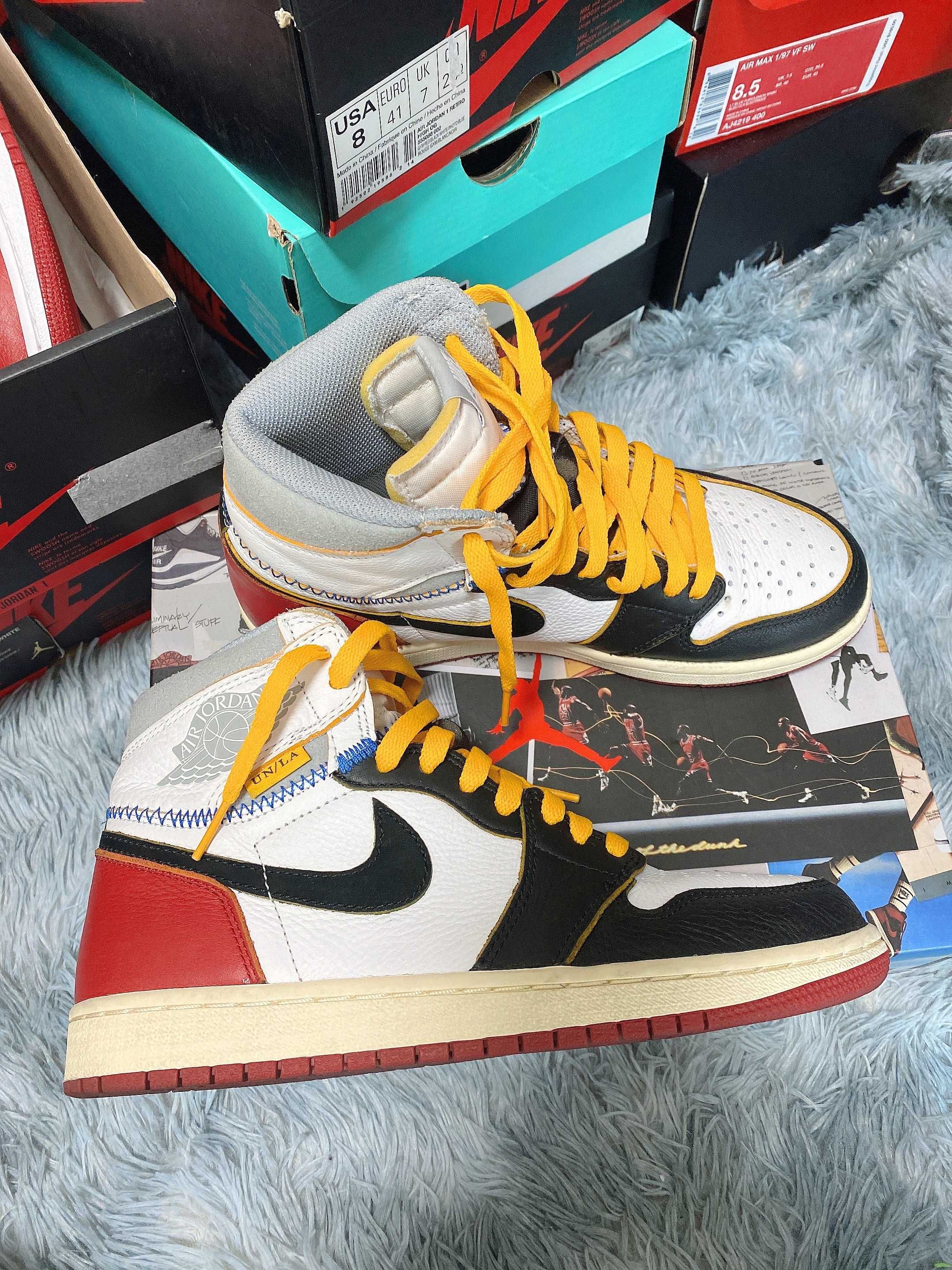 UNION × Nike Air Jordan 1 Retro High OG NRG "Varsity Red/Wolf Grey"