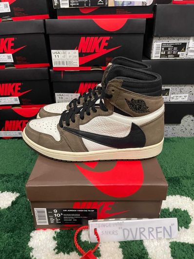 Travis Scott × Nike Air Jordan 1 Retro High OG TS SP "Sail/Dark Mocha"