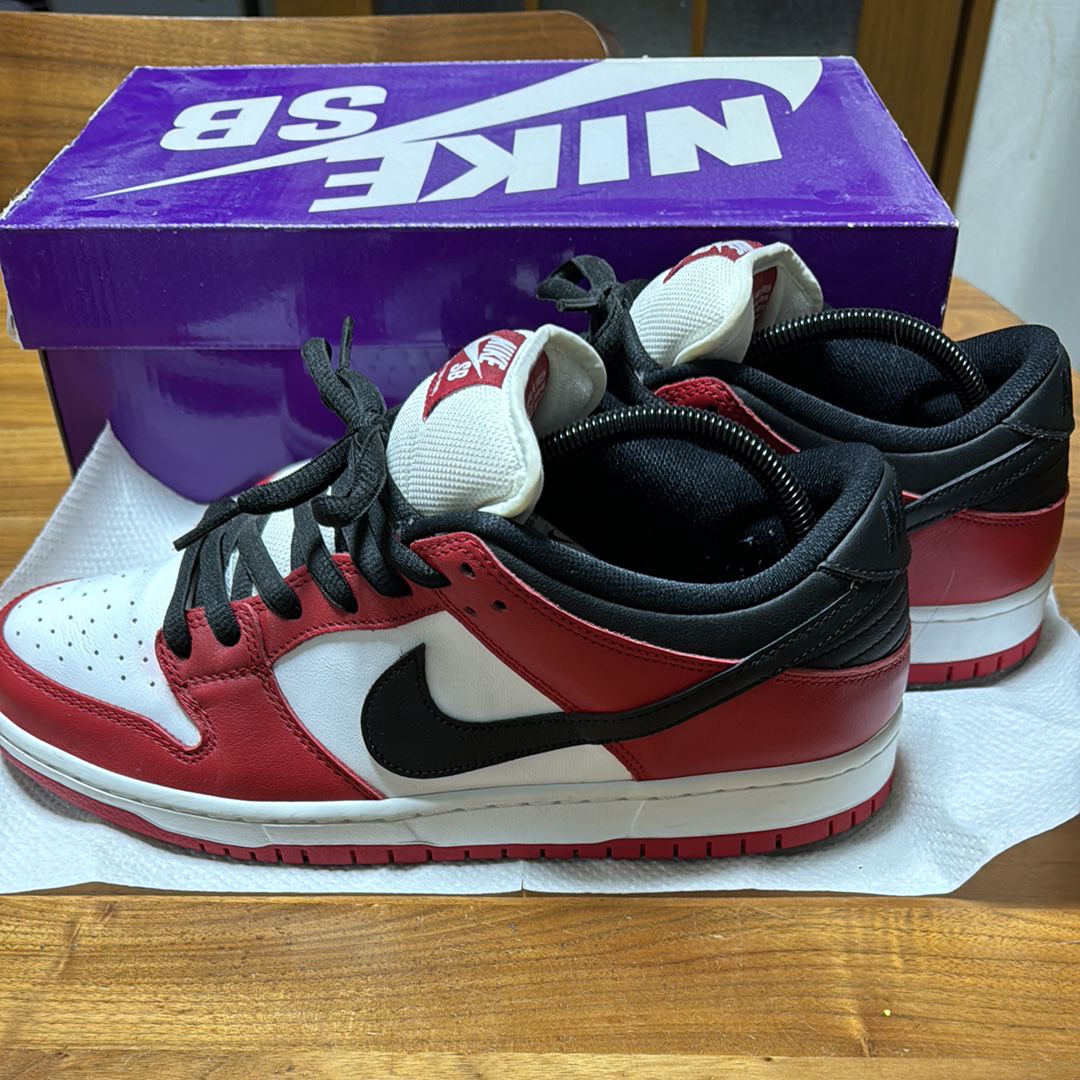 Nike SB Dunk Low Pro "J-Pack Chicago/Varsity Red and White"