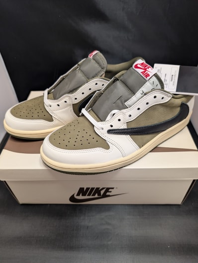 Travis Scott × Nike Air Jordan 1 Low OG SP "Reverse Olive"