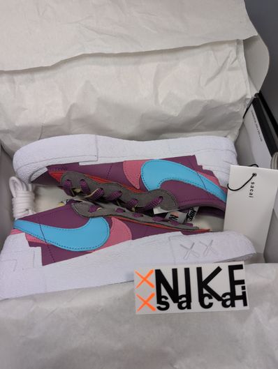 KAWS × sacai × Nike Blazer Low "Purple Dusk"