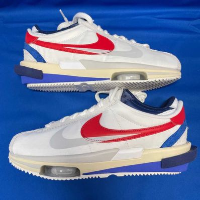 sacai × Nike Zoom Cortez "White and University Red"