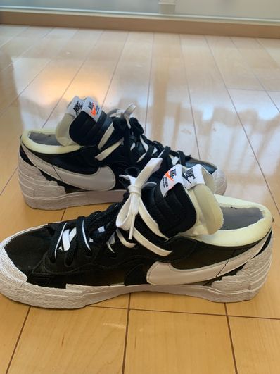sacai × Nike Blazer Low "Black Patent Leather"