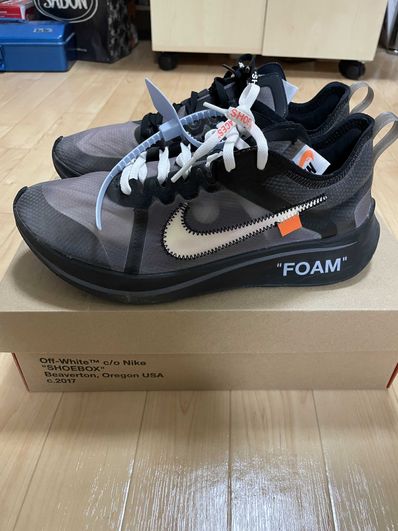 Off-White × Nike Zoom Fly "Black"