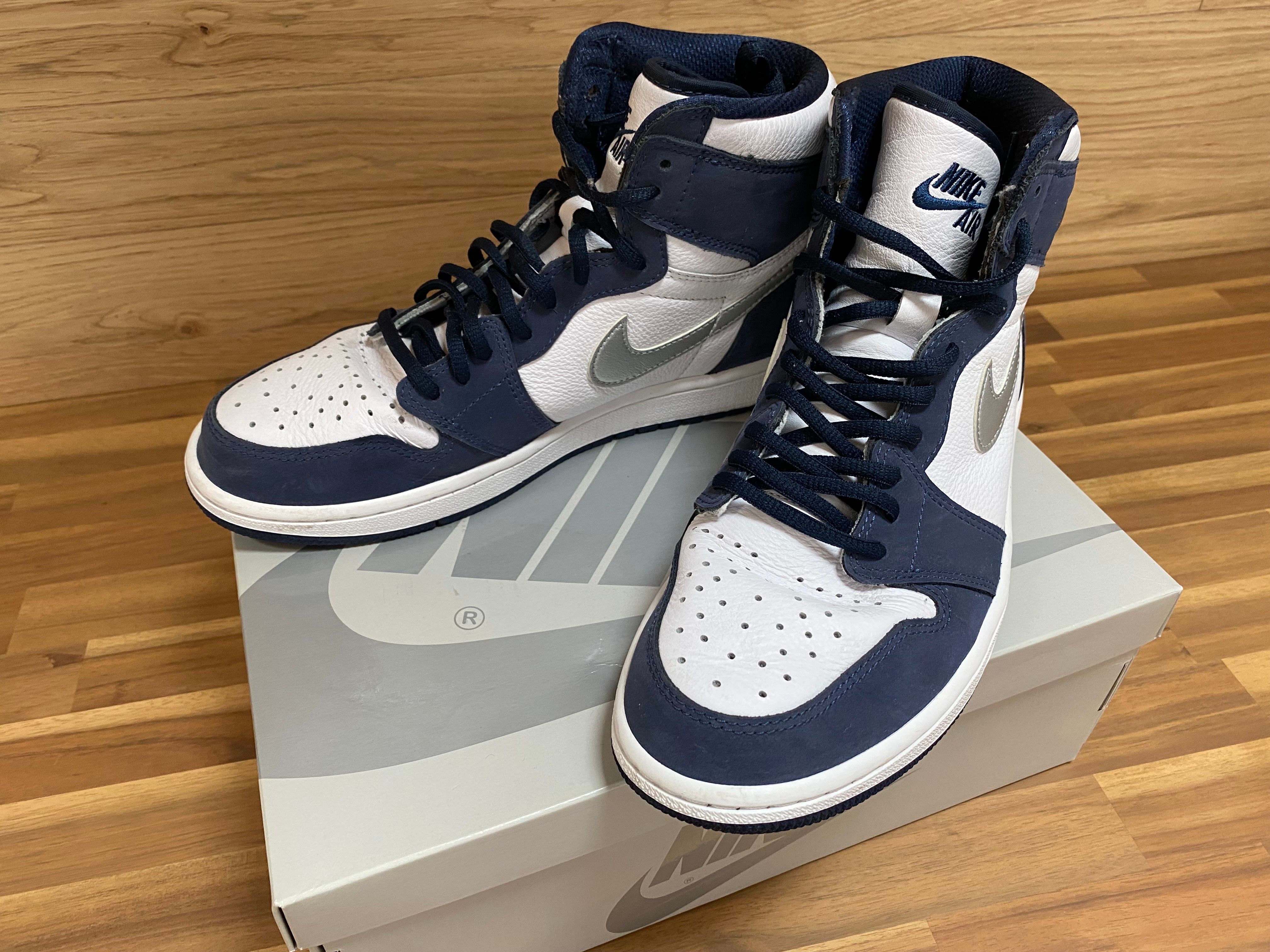 Nike Air Jordan 1 High OG CO.JP "White/Midnight Navy" (2020)(ブリーフケースなし)