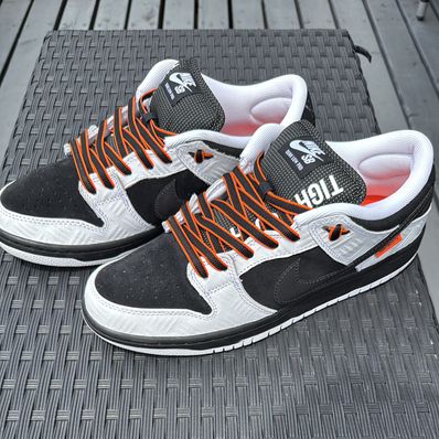 TIGHTBOOTH × Nike SB Dunk Low Pro QS "Black and White"