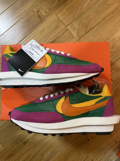 sacai × NIKE LDV WAFFLE "PINE GREEN"