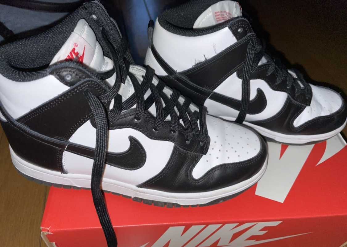 Nike Women's Dunk High "Black and White"