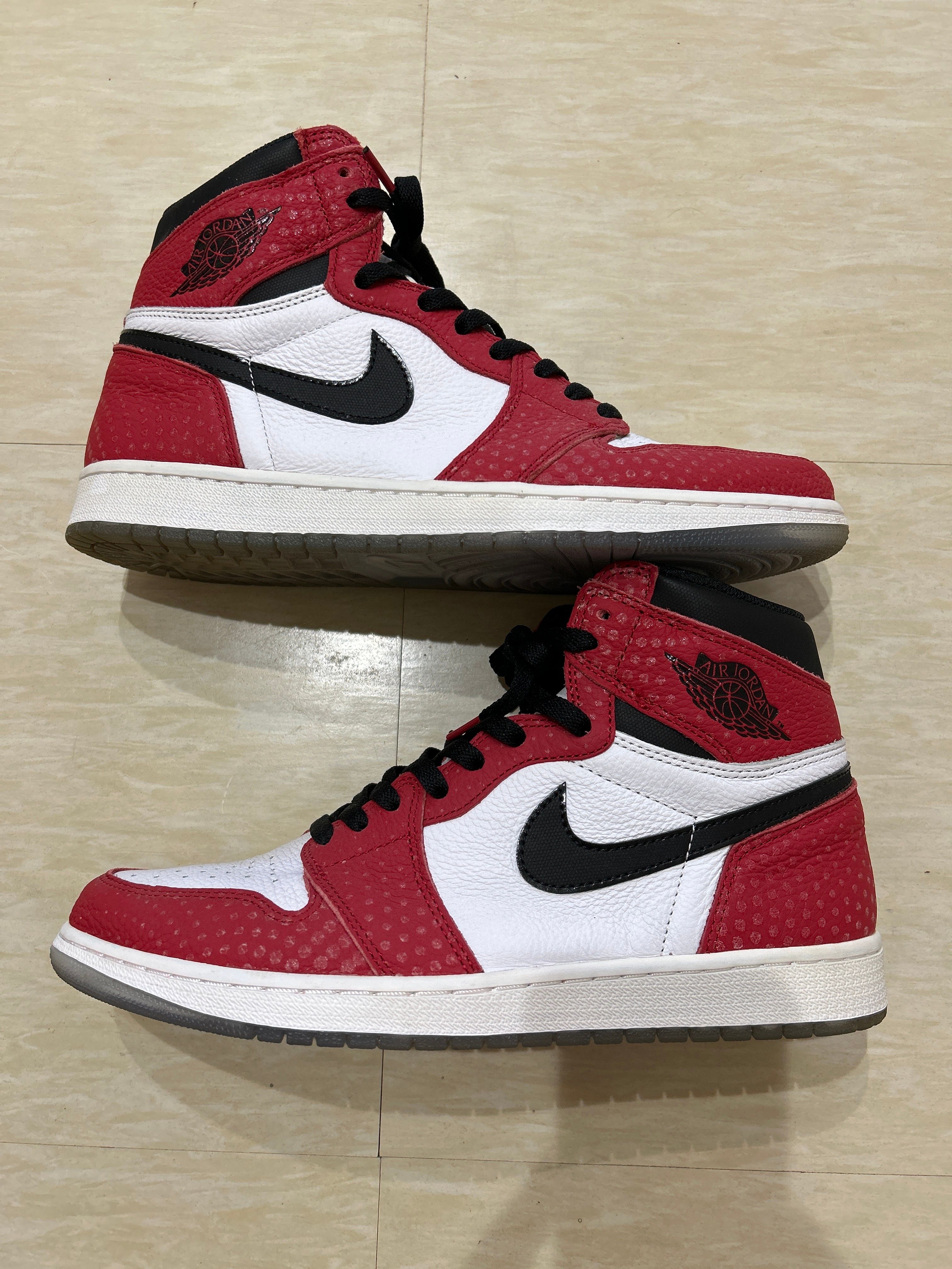 Spiderman × Nike Air Jordan 1 Origin Story "Gym Red/White/Photo Blue/Black"