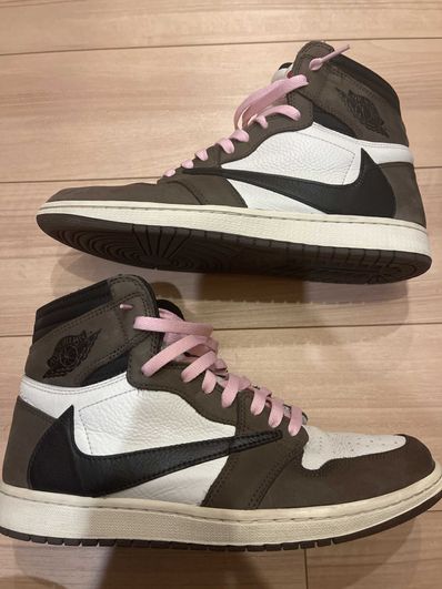 Travis Scott × Nike Air Jordan 1 Retro High OG TS SP "Sail/Dark Mocha"