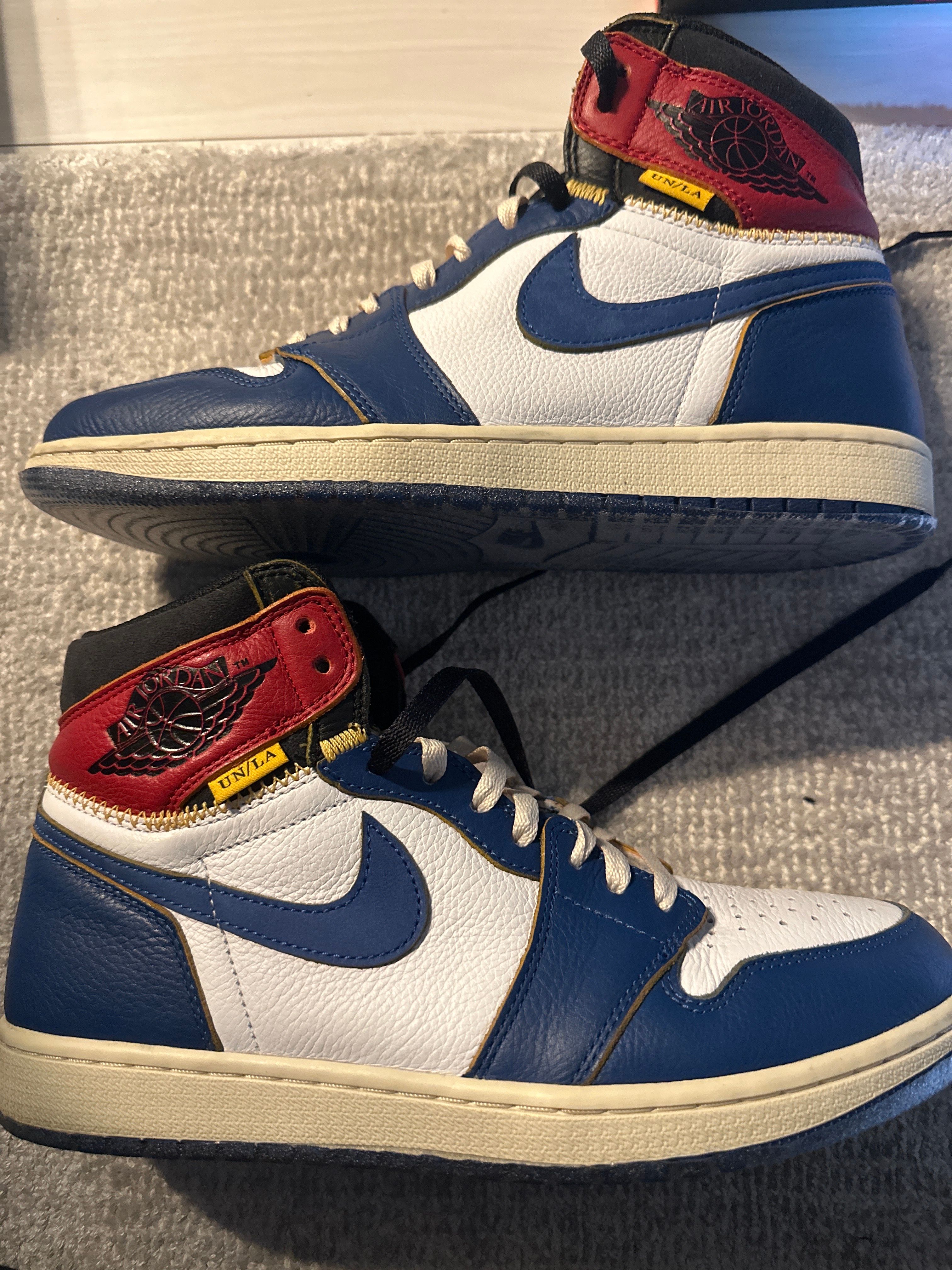 Union × Nike Air Jordan 1 Retro High OG NRG "Storm Blue/Varsity Red"