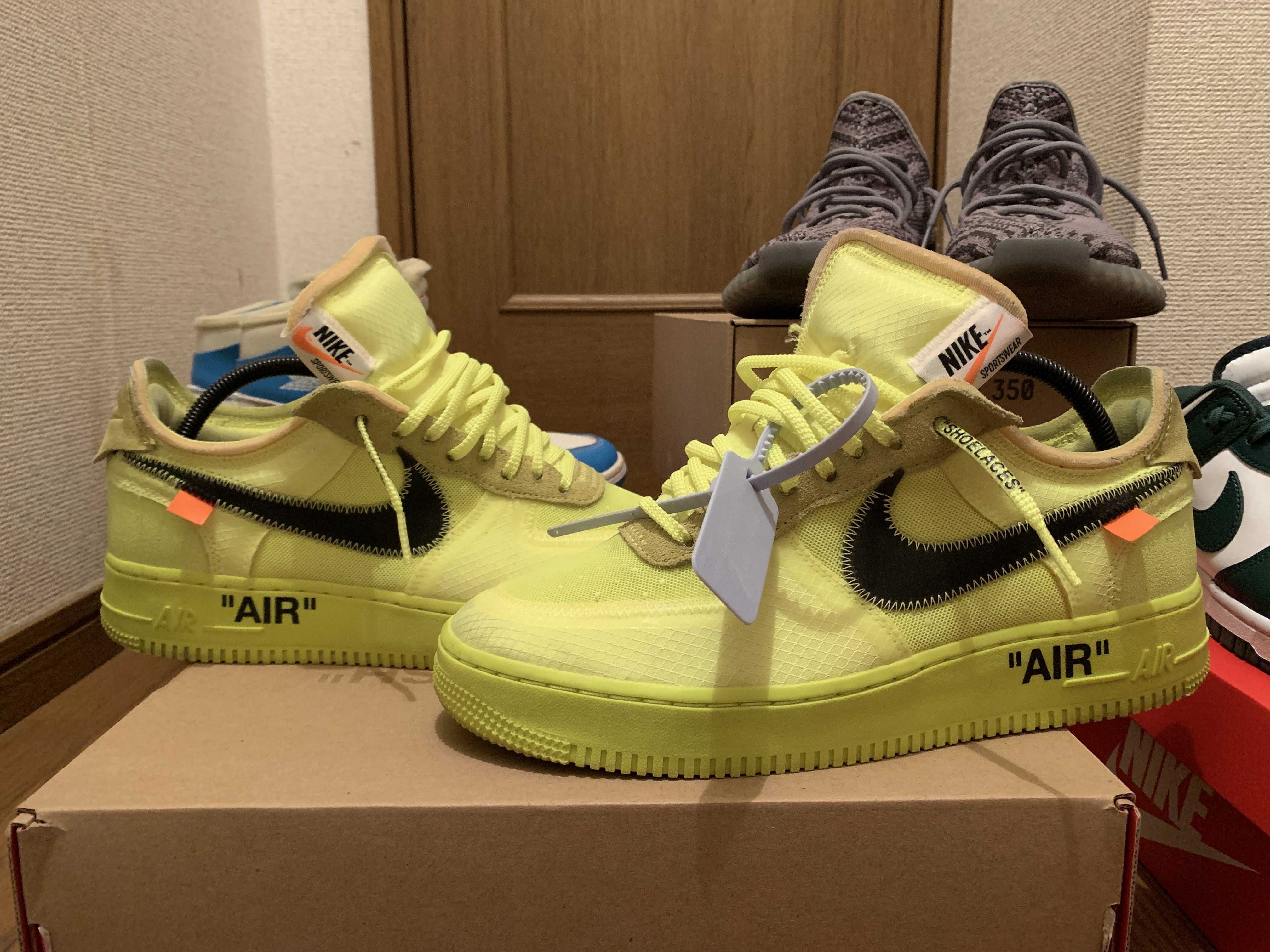 Off-White × Nike Air Force 1 Low "Volt"