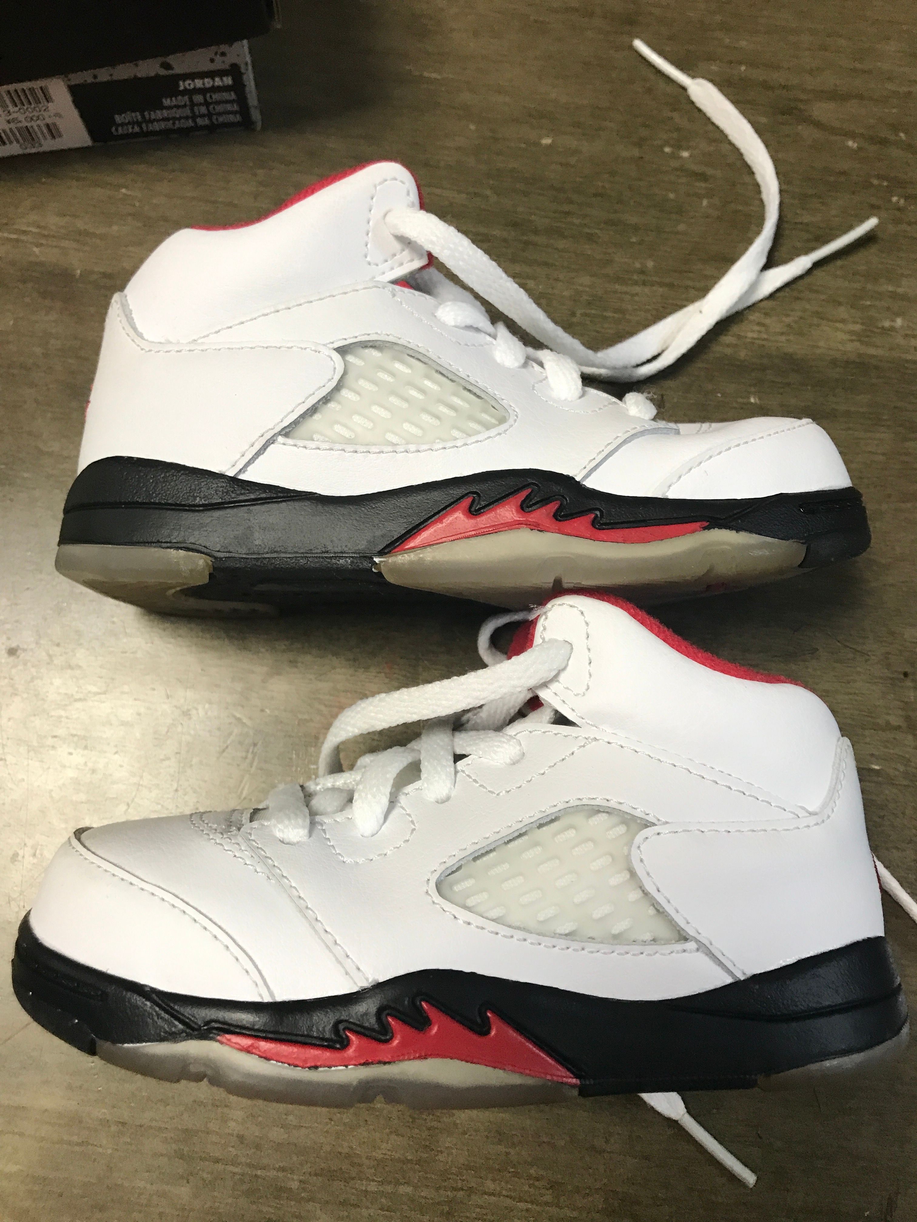 Nike TD Air Jordan 5 Retro "Fire Red" (2020)