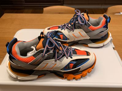 Balenciaga Track Trainer "Orange/Blue"