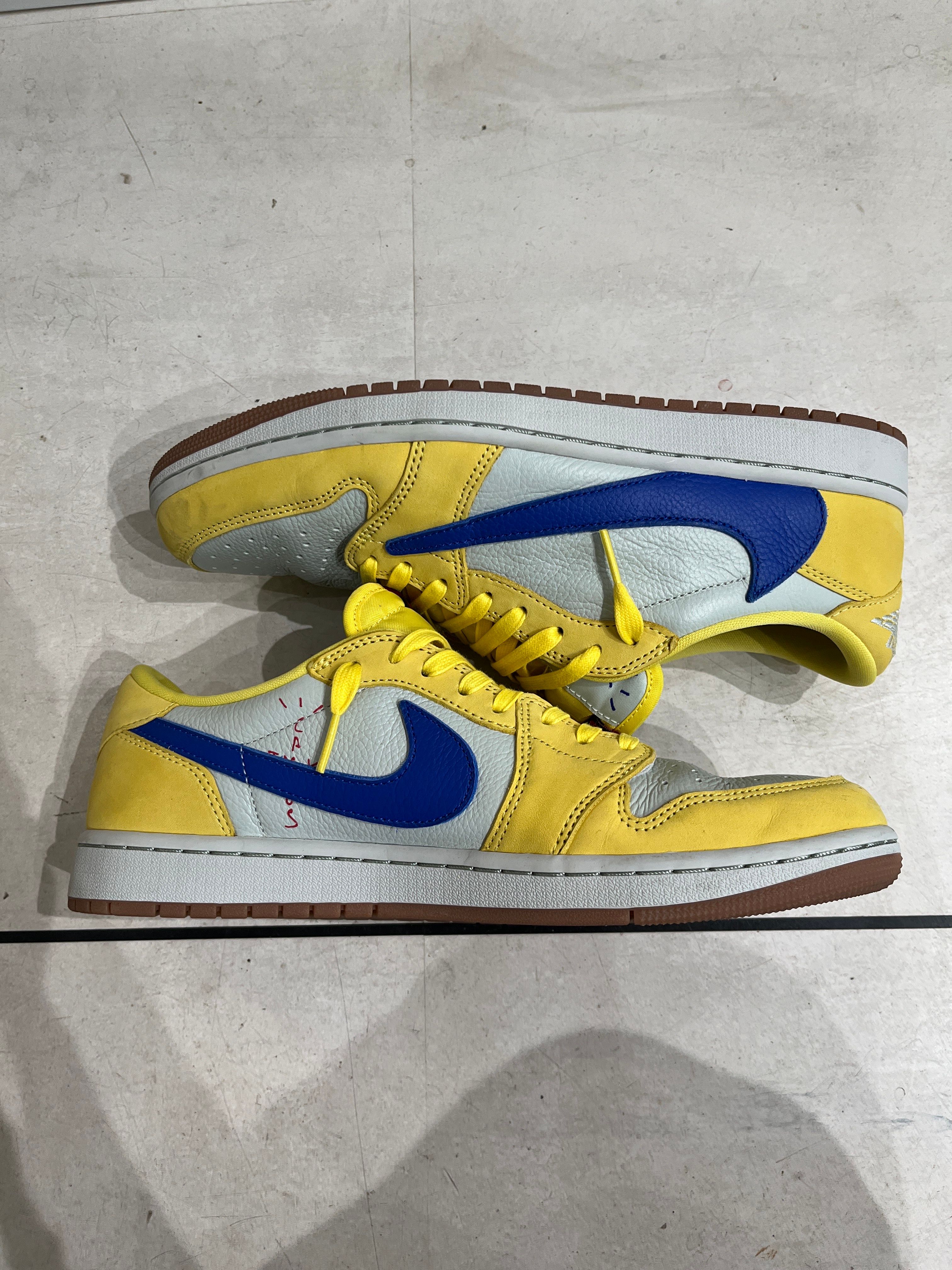 Travis Scott × Nike Women's Air Jordan 1 Retro Low OG "Canary"