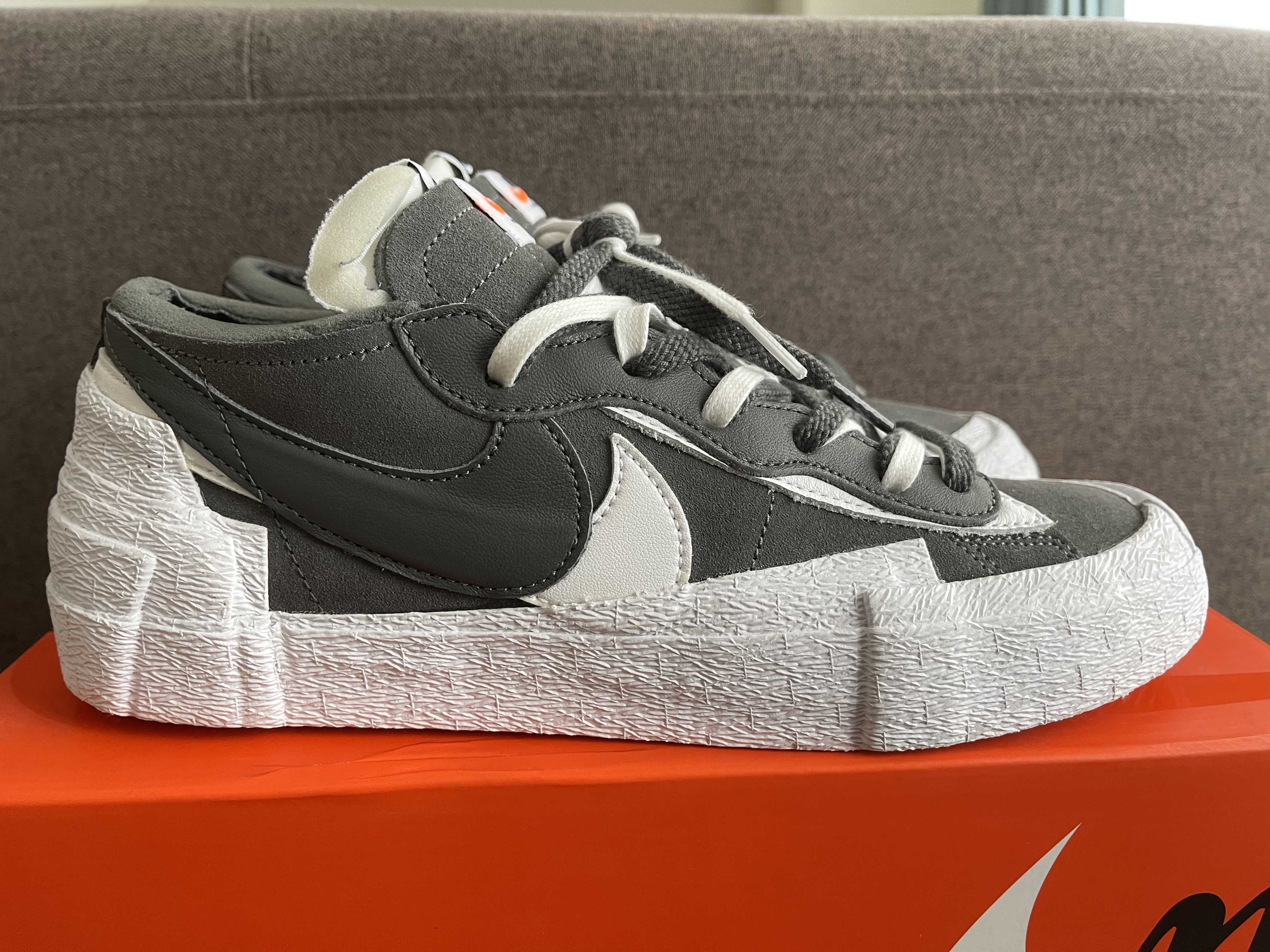 Sacai × Nike Blazer Low "Iron Grey"