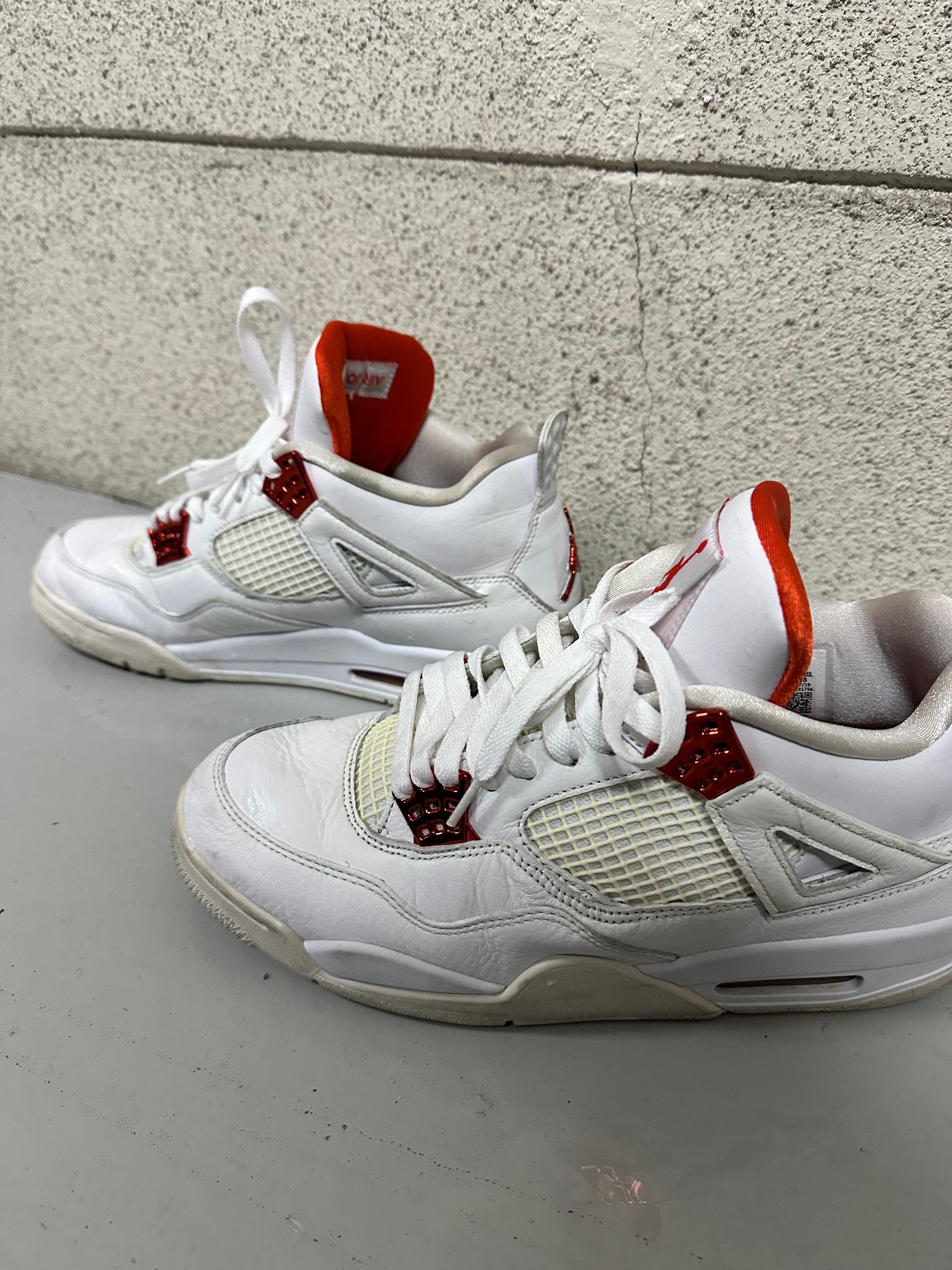 Nike Air Jordan 4 Retro "White/Team Orange"