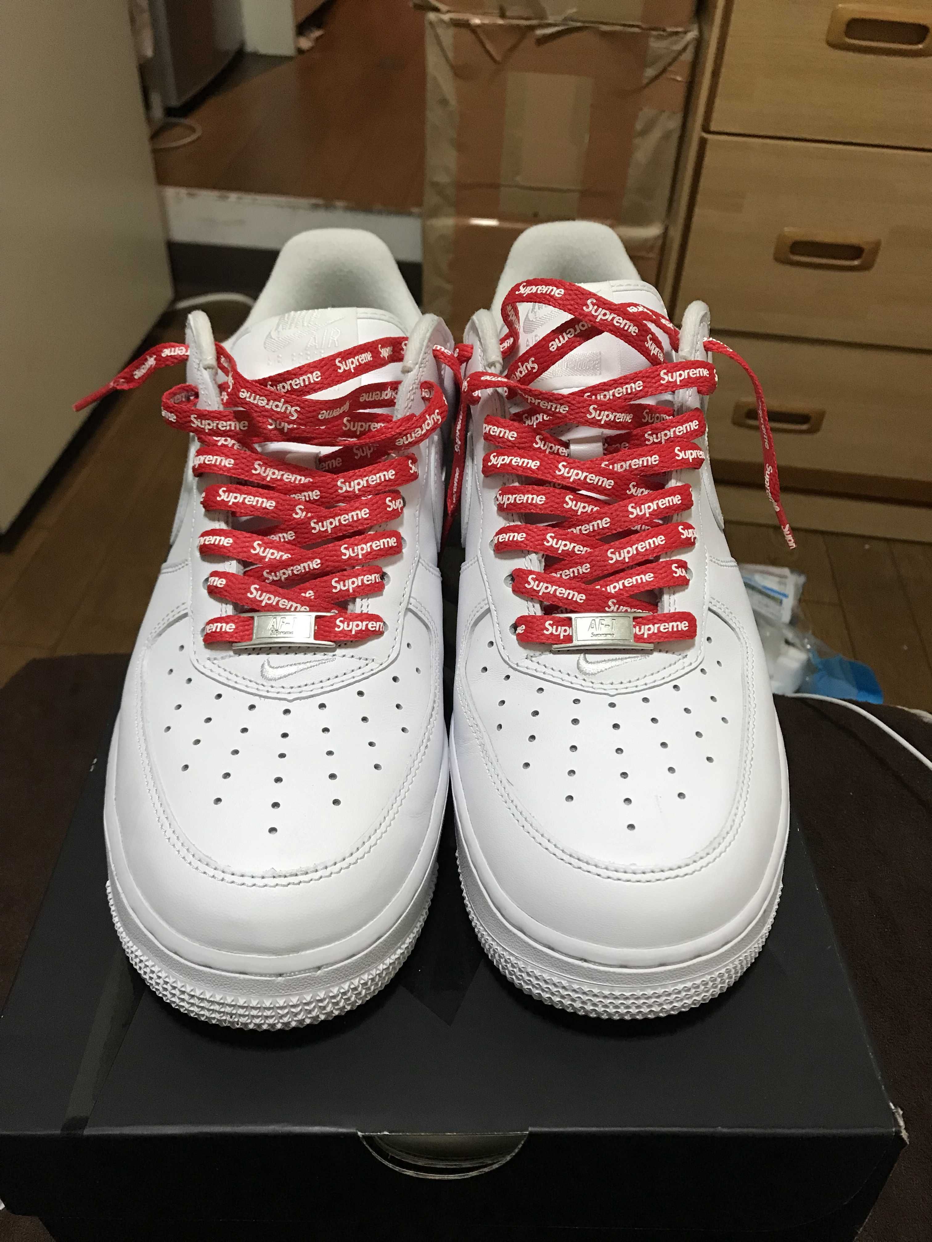 Supreme × Nike Air Force 1 Low "White"