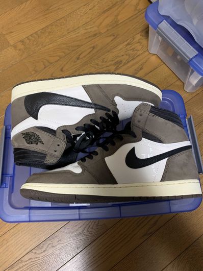 Travis Scott × Nike Air Jordan 1 Retro High OG TS SP "Sail/Dark Mocha"
