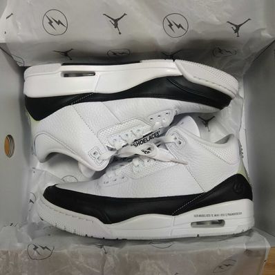 Fragment × Nike Air Jordan 3 "White/Black"
