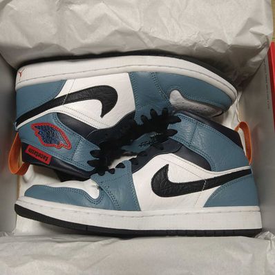 FACETASM × Nike Air Jordan 1 Mid "White/Navy"