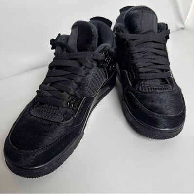 Olivia Kim × Nike Women's Air Jordan 4 "Black Cat"
