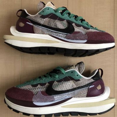 sacai × Nike Vapor Waffle "String/Red/Green"